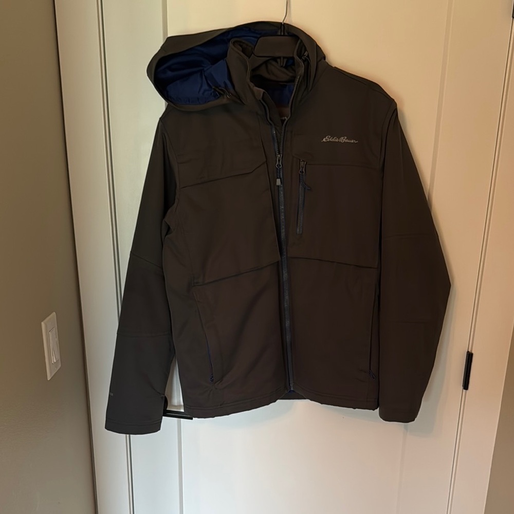 Eddie Bauer Dark Gray Winter Jacket with hood